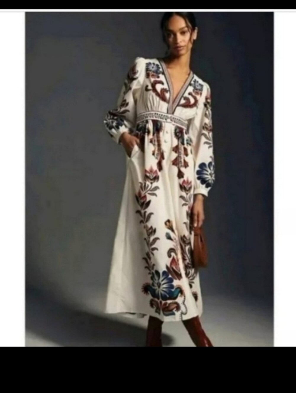 Farm Rio White Maxidress